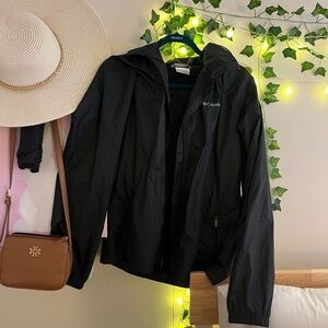 Black Columbia Windbreaker Size M